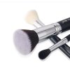 JESSUP 6 pcs Brush Set Black/Silver T304 - PROFESSZIONÁLIS SMINKECSET KÉSZLET ARCRA SZEMRE