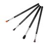 JESSUP 4 pcs Brush Set Black/Silver T306 - PROFESSZIONÁLIS SMINKECSET KÉSZLET ARCRA SZEMRE