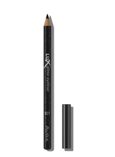 AURA Eyeliner Lux Glitter - Szemcezuza 501 Black 