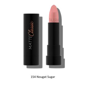   AURA Lipstick Classic MATTE - Klasszikus matt rúzs - 154 Nougat Sugar