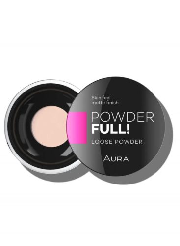 AURA POWDERFUL! Loose powder - Fixáló ásványi púder - 06 Creamy