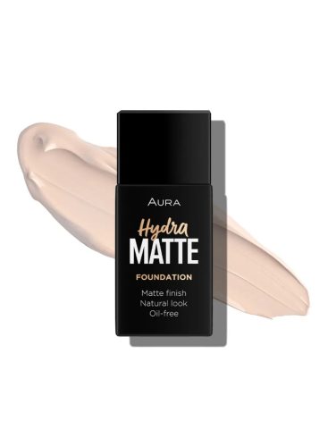 AURA Liquid foundation HYDRA MATTE  - Alapozó- 011 Champagne Mist