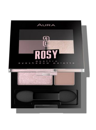 AURA Eyeshadow Palette - Szemhéjpúder 4/1 Rosy 