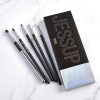 JESSUP 5 pcs Brush Pro Set Black/Silver T325 - PROFESSZIONÁLIS AJAKFESTŐ ECSETKÉSZLET